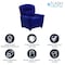 Flash Furniture Kids Recliner, 25" to 39" x 28", Upholstery Color: Blue BT-7950-KID-MIC-BLUE-GG - alternate 4